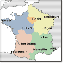 フランス地図